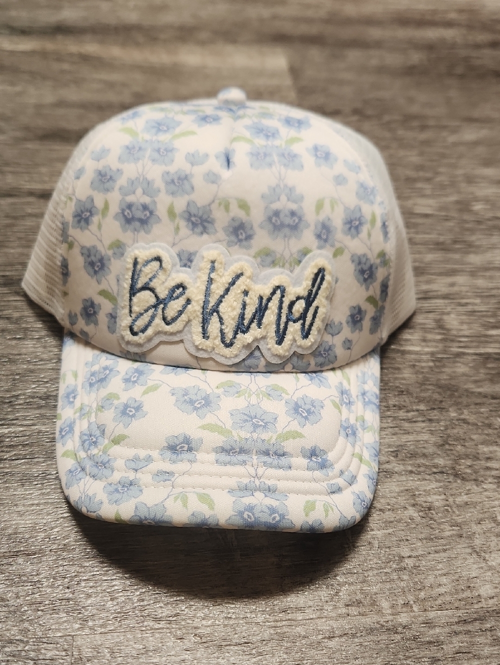 New Be Kind Floral Trucker Hat